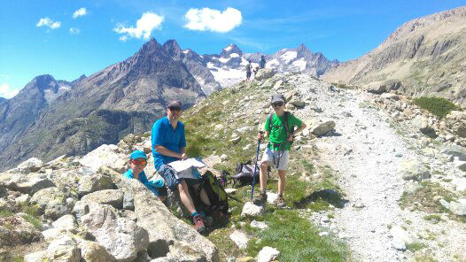 Summer alpine adventures - Taking a break